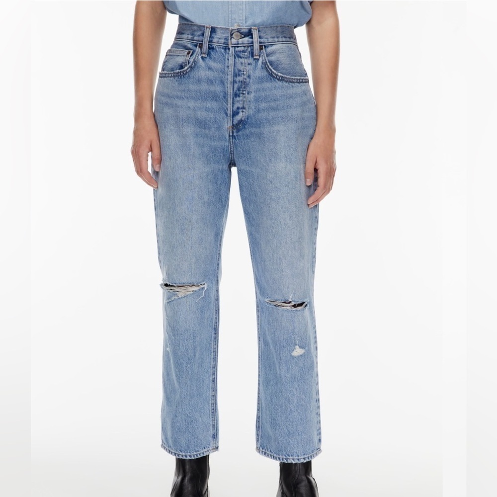 Denim Forum The Joni High Rise Loose 26l Jeans
